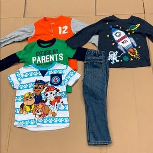 3t clothing lot toddler boy